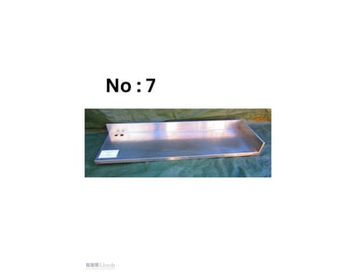 Stainless Steel Shelf – 2000mm L x 600mm D with 2 ...