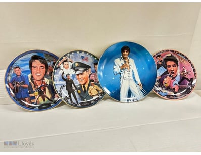 COLLECTION OF BRADFORD EXCHANGE PORCELAIN PLATES O...