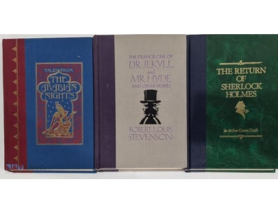 THREE CLASSIC LITERATURE HARDBOUND EDITIONS - ARAB...