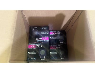 Led work lamp model: JG-W610
Box of 10

Note so...