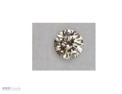 0.04TCW  LIGHT BROWN 1 ROUND DIAMOND         

Con...