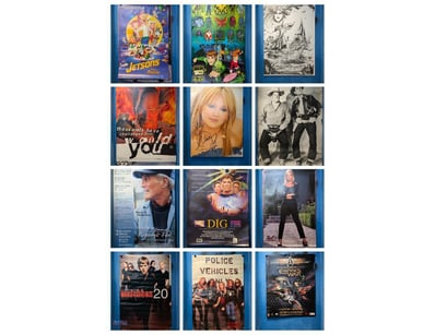 COLLECTION OF POSTERS, INCLUDING  GAMES AND CELEBR...
