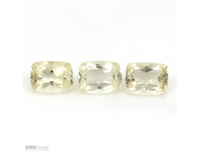 4.27CT TSW X 3, NATURAL BERYL HELIODOR     

Recta...