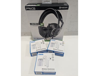 Bundle lot comprising one RIG 300 PRO HX gaming he...