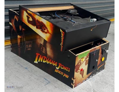 Pinball Machine, 
Indiana Jones, arcade machine in...