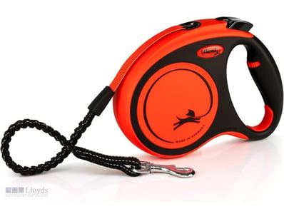 Flexi Retractable Dog Lead Xtreme Medium - Orange ...