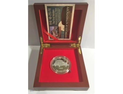 1 OZ 1948-215 FX, THE FIRST HOLDEN COIN/TOKEN FINI...