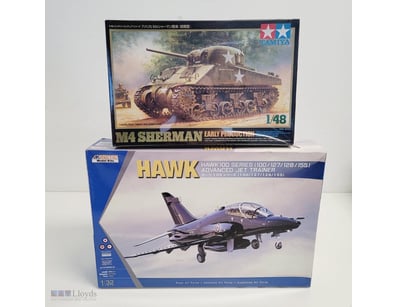 TAMIYA M4 SHERMAN EARLY PRODUCTION 1/48 SCALE MODE...