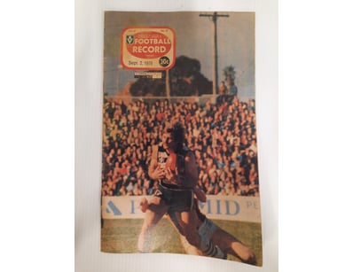 FOOTBALL RECORD MAGAZINE - VOL. 67, NO. 37

Item S...