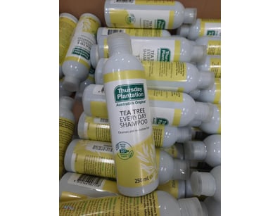 Box off teatree shampoo.

SOLD AS LOT.

