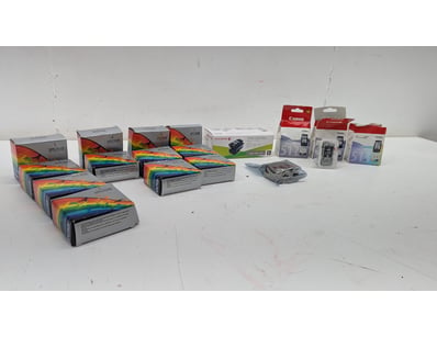Comprehensive lot of printer consumables including...