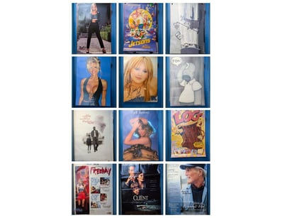 COLLECTION OF HOLLYWOOD POSTERS, INCLUDING THE SIM...