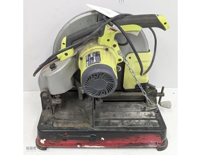 RYOBI STEEL SAW ECO2437RG SR:007893. Untested.