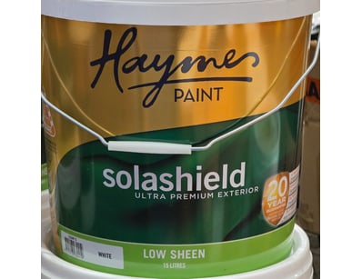 Haymes paint, solashield, ultra premium exterior, ...