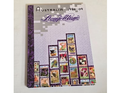 STAMPS, AUSTRALIAN STAMPS IN ALBUM, DATES 1980-09
...