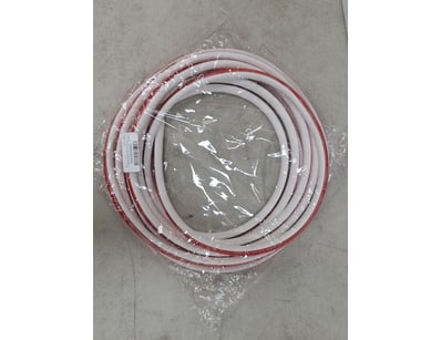 Cable Cover, Red And White


