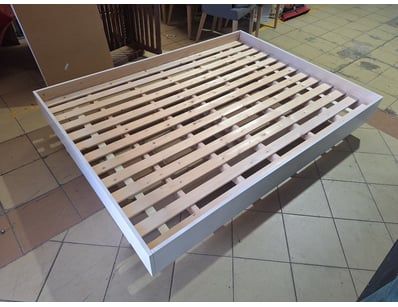 Bed Frame, Timber Style, Natural Finish 

Dimens...