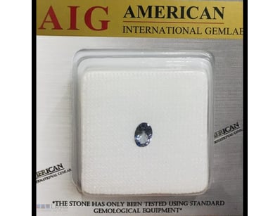 0.81CT CERTIFIED, NATURAL TANZANITE     

Oval Cut...