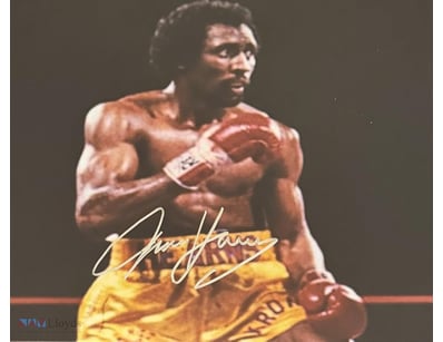THOMAS 'HITMAN' HEARNS SIGNED PHOTO

Thomas Hearns...