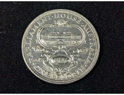 1927 AUSTRALIAN PARLIAMENT HOUSE FLORIN

Conditi...