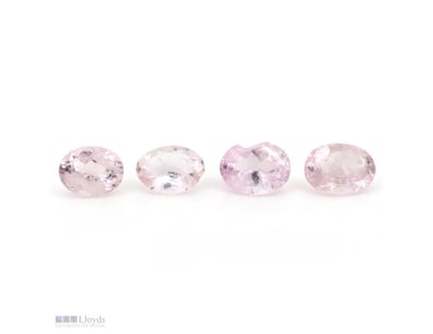 8.84CT TSW X 4, NATURAL BERYL MORGANITES     

Ova...
