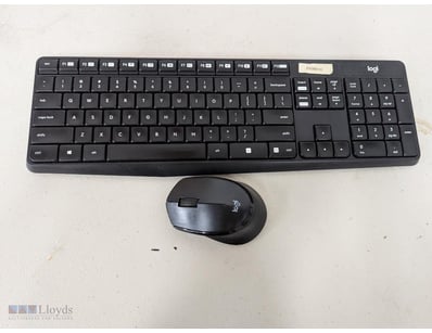 Wireless Keyboard and mouse, Logi, Bluetooth conne...