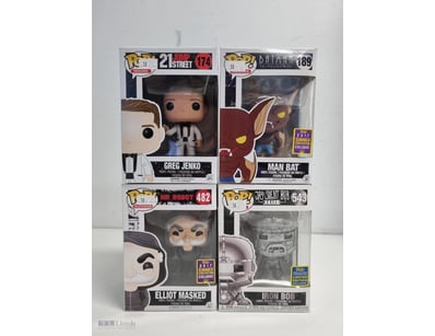 FUNKO POP VINYL FIGURE COLLECTION - FOUR BOXED FIG...