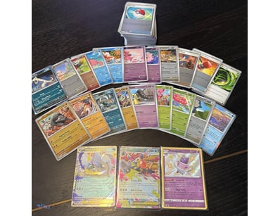 Assorted Bulk Pokémon Cards Including Holos, Mega ...