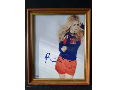 AUTOGRAPHED PHOTOGRAPH OF RILEY KEOUGH.

Item Size...