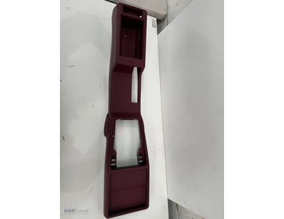 Vintage maroon/burgundy plastic vehicle interior t...