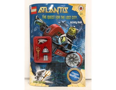 LEGO Atlantis Activity Book Bundle featuring two t...