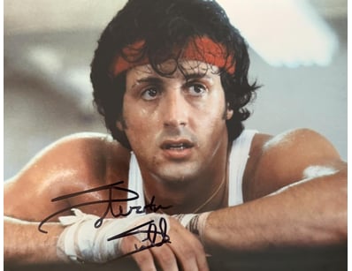 ROCKY'S' SYLVESTER STALLONE SIGNED PHOTO 

Sylvest...