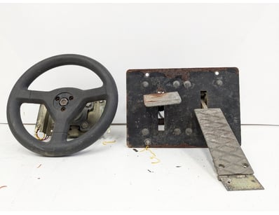 Arcade Steering Wheel and Pedals.

In working co...