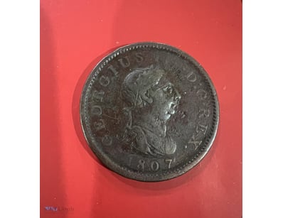 1807-UNITED KINGDOM COPPER ONE PENNY RARE  



294...