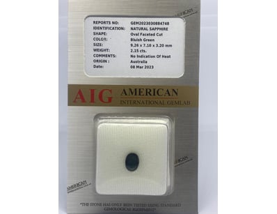 2.15CT NATURAL SAPPHIRE TCW

Reports No: Gem202303...