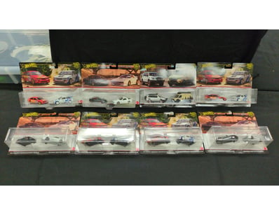 8X ASSORTED HOT WHEELS PREMIUM CAR CULTURE DUO PAC...