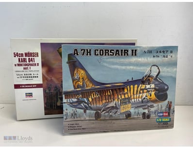 LOT OF 2 SCALE MODEL KITS - A-7H CORSAIR II AIRCRA...