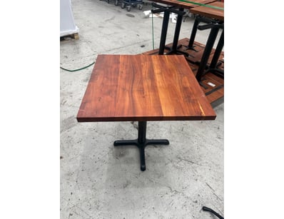 Tables, red/ Orange set of 7 tables, freestanding,...