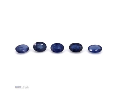 4.54CT TSW X 5, NATURAL CORUNDUM SAPPHIRES     

O...