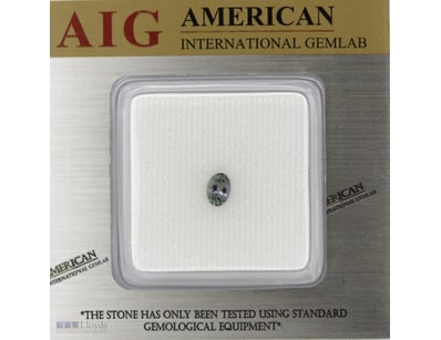 0.92CT CERTIFIED, NATURAL TANZANITE     

Oval Fac...