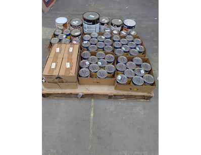 Pallet LOT of paint, brands include Taubmans, Dulu...