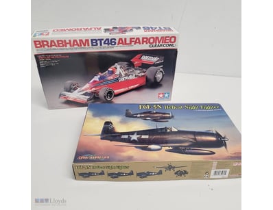VINTAGE TAMIYA MODEL KIT COLLECTION - BRABHAM BT46...