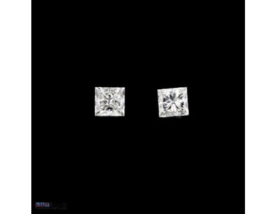 1.26CT TDW X 2, NATURAL DIAMONDS     

Princess Cu...