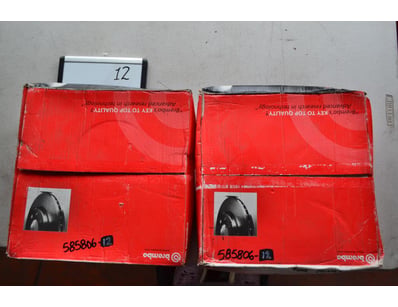 2x Brembo Rear Drums Part#BRE1653 Opel/Vauxhall