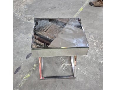 Mirrored side table 
Approx Dimesions - 38.5 W x ...