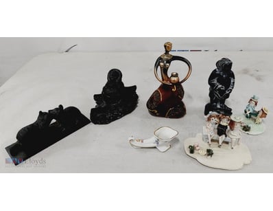ASSORTED FIGURINE PIECES INCLUDING, GERMAN MINATUR...