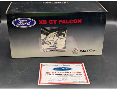 AUTOART FORD XB GT FALCON COUPE 1975 HARDIE-FERODO...