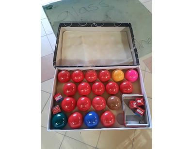 19 Pool Snooker Balls

SOLD AS LOT

