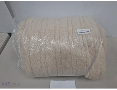 Heated Throw Rug, Beige

