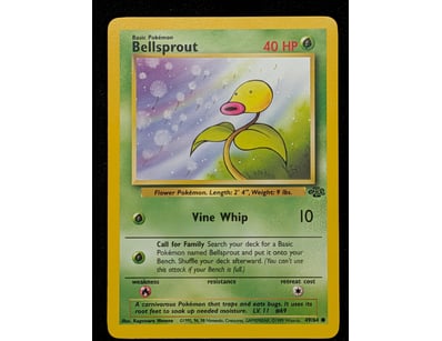 BELLSPROUT POKÉMON TRADING CARD - BASE SET #49/64...